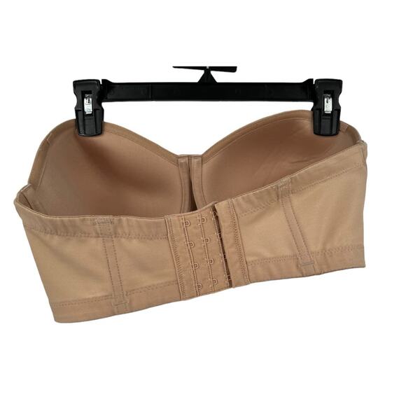 Wacoal bra 854119 Red Carpet Convertible strapless tan size 36DDD MISSING STRAPS - Picture 5 of 5
